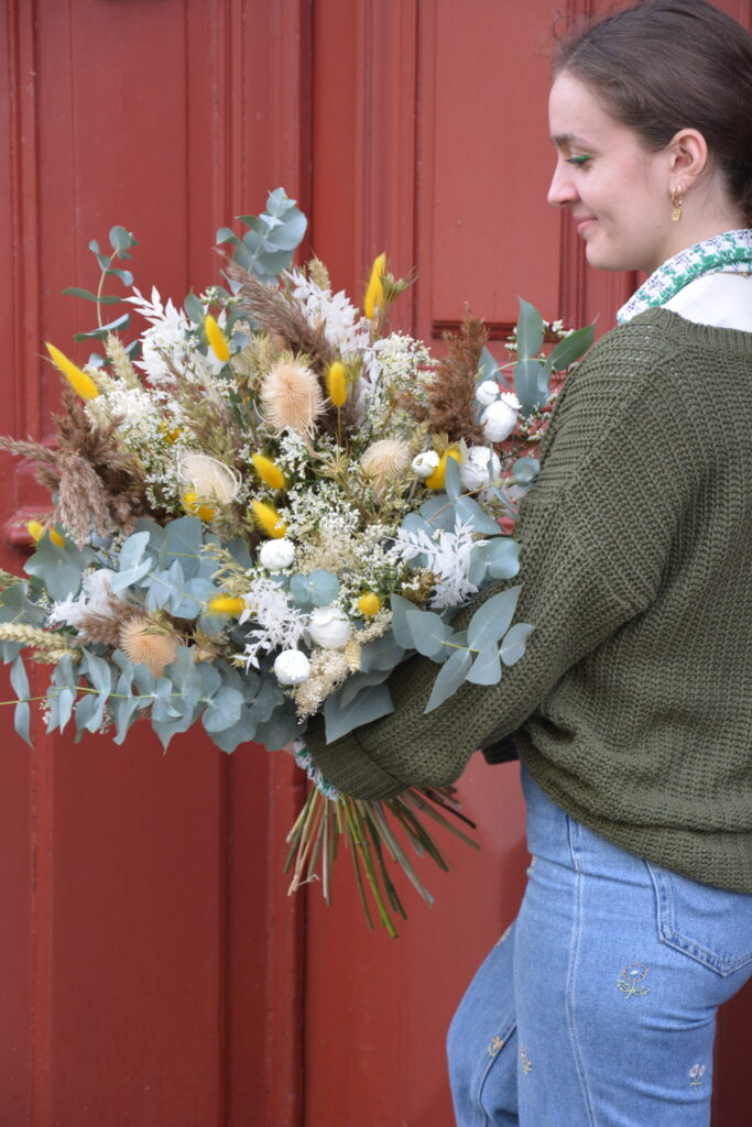 compositions florales de mariage dans le 17